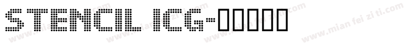 Stencil ICG字体转换
